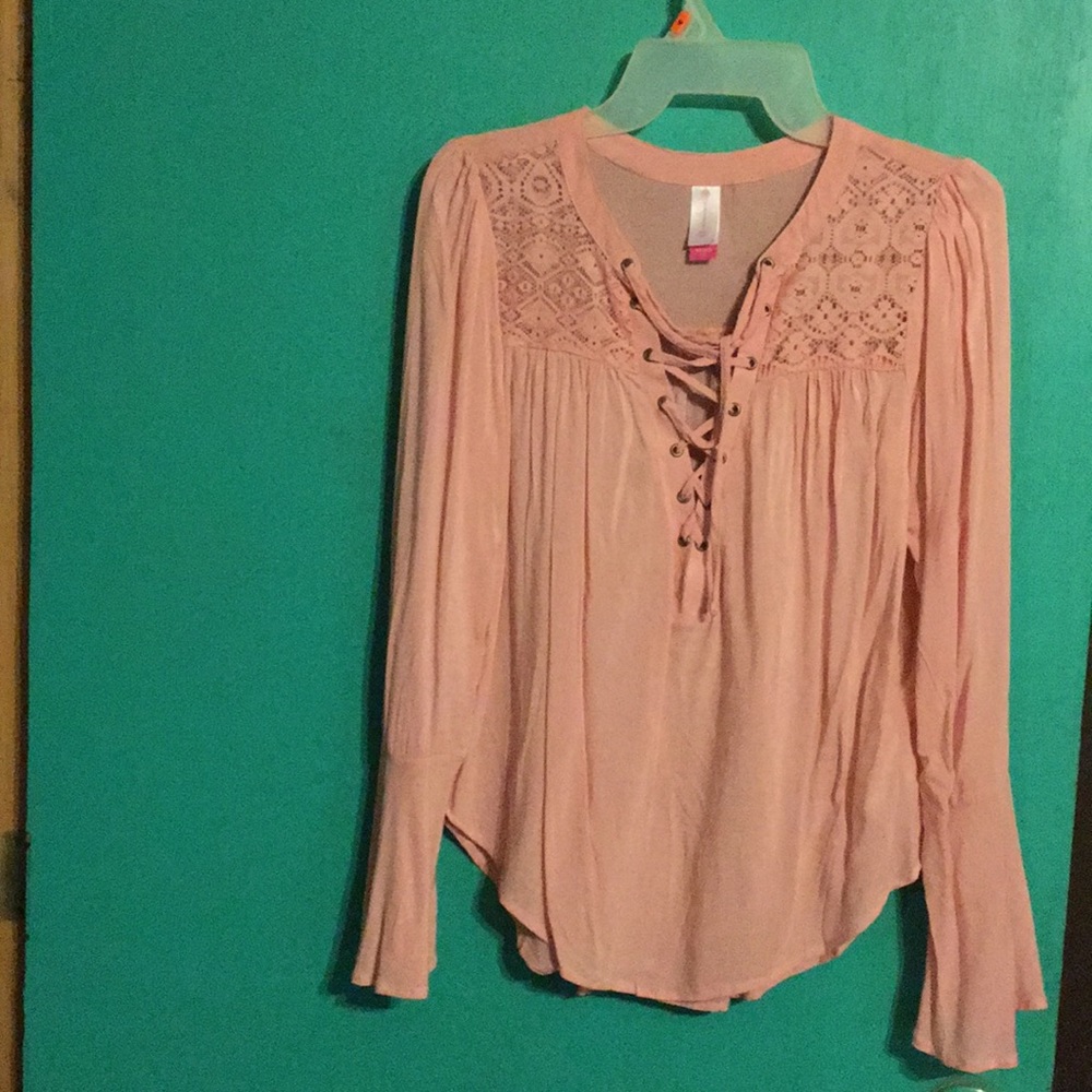 Pink blouse